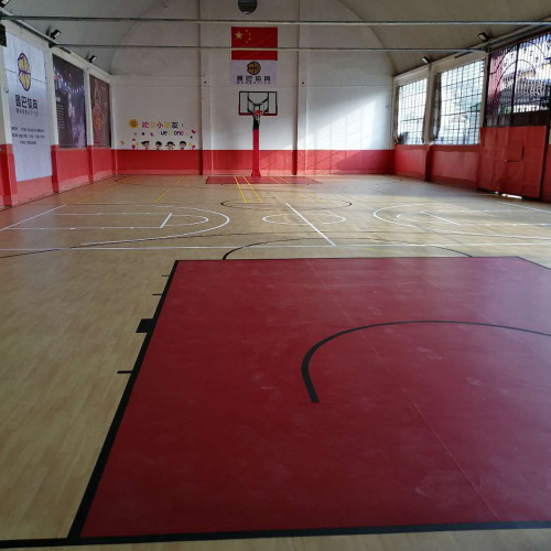 इनडोर एनलियो बास्केटबॉल खेल फर्श
