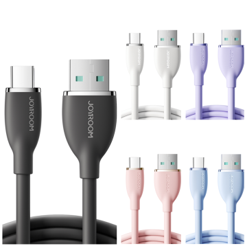 Joyroom Anti -Dirt 100W CC 30W PD Type C Charging Cable - USB Silicone Wire