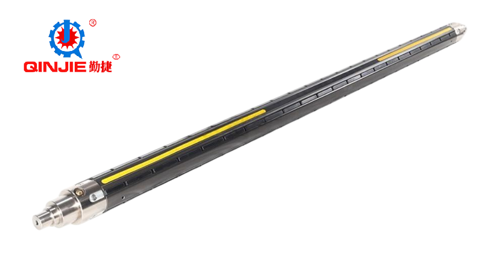 Eixo pneumático de haste passante de alumínio de 3 polegadas