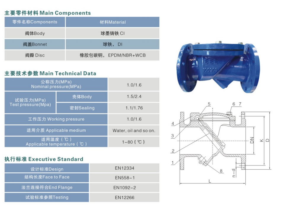 rubber disc check valve7