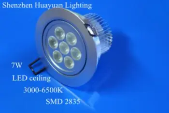 Newest Ceiling spot light 7W AC100V-240V  3000K-6500K