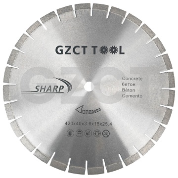 16 Inch Premium Quality Diamond Saw Blade 420mm for Cutting Stone and Concrete