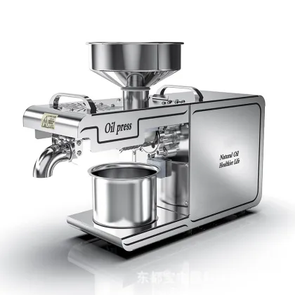 Intelligent Fully Automatic Household Oil Press: Multifunctional Hot and Cold Small Oil Press