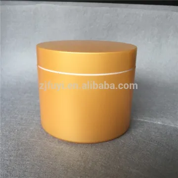 Large size colored plastic body scrub jars