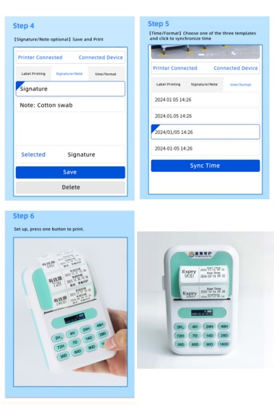 expiry date label machine