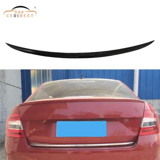 ABS Plastic C Style Rear Wing Splitter Kit for Octavia 2015