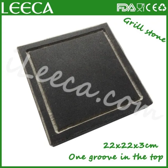 Hot Grill Pan Lava stones for Cooking Steak