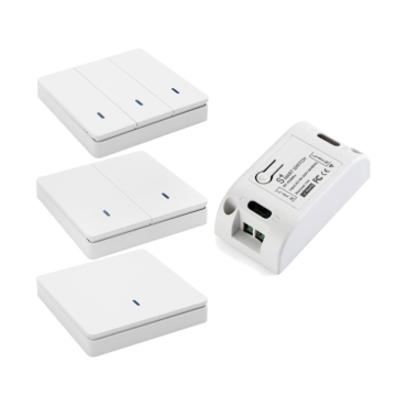 AC 110V 220V نظام مفتاح التحكم اللاسلكي اللاسلكي - 433 ميجا هرتز مرسل ومستقبل للقاعة ، أضواء سقف غرفة النوم