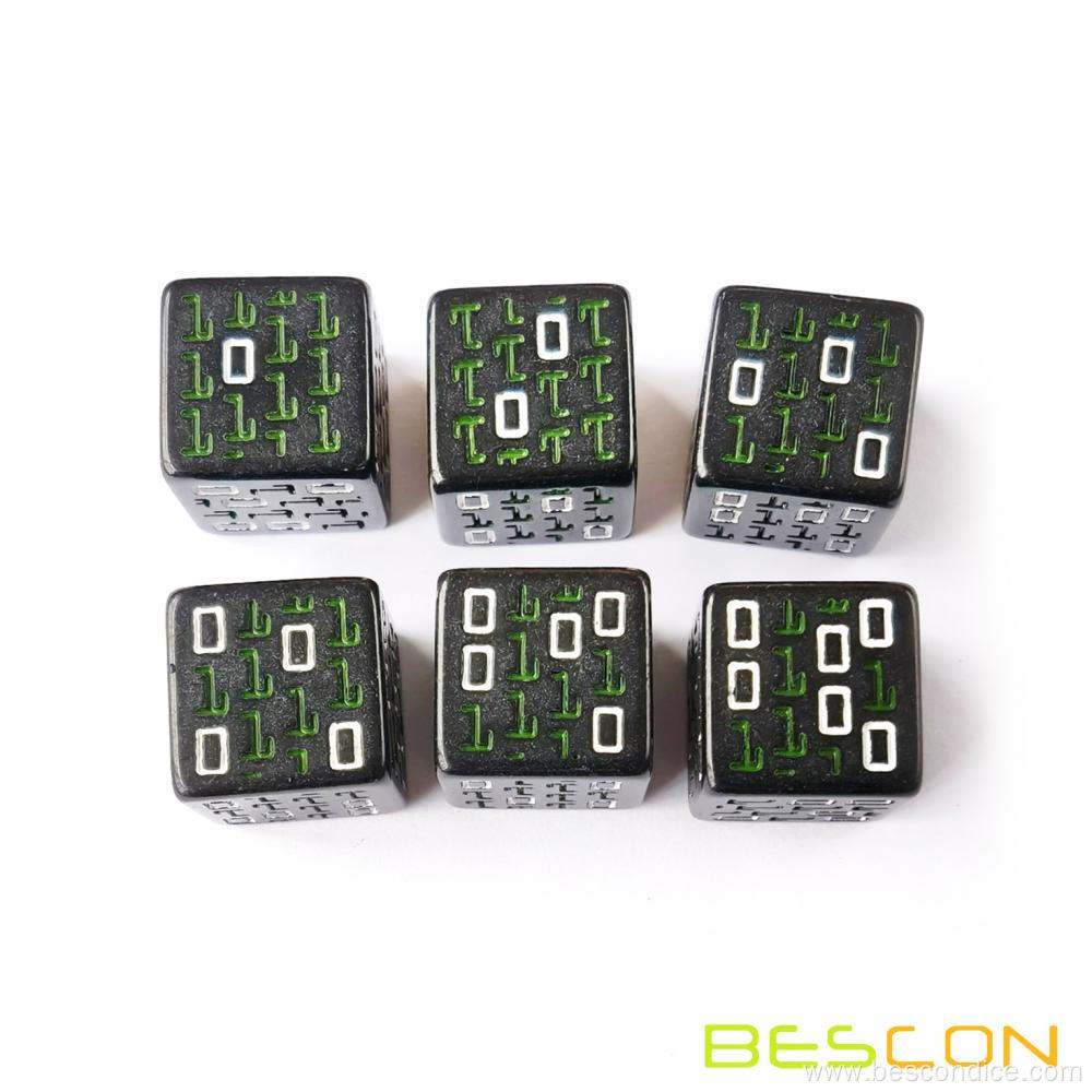 Novelty Engraving Digital Dice 20MM