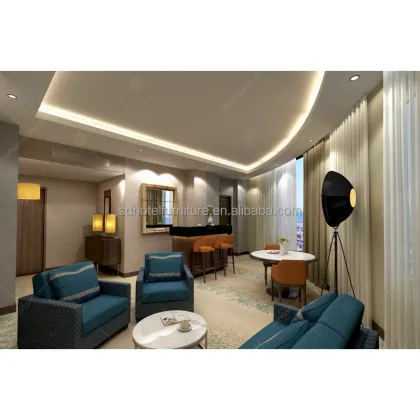 Ethiopian Wyndham Hotel Apartment Suite Bedroom Set Furniture