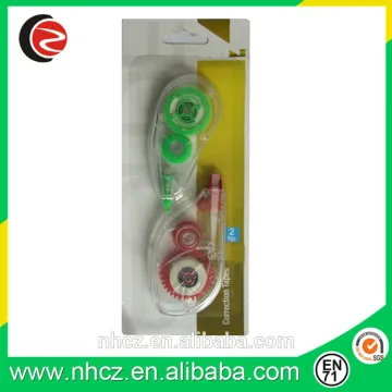 Mini School Correction Tape with logo Printing 2 Pack in Blister Card