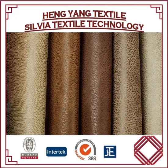 100 Polyester Faux Suede Upholstery Fabric Embossed/foam bonded car seat fabric/looks likd leather fabric