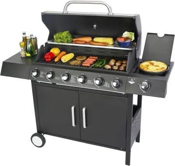Customized Great Selling Professional Quality Bbq Portable Restaurant Grill bbq 6 burners gas grills
