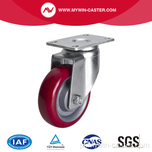 Średni 3-calowy obrotowy krążek 150Kg TPU Caster