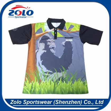 2017 hot sale quick dry sublimation golf clothes
