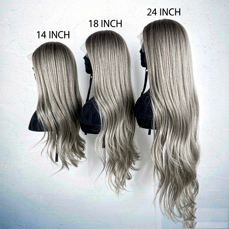 P1b/27 Highlight Silky Straight 13x4 Lace Front Wig 100% Human Hair