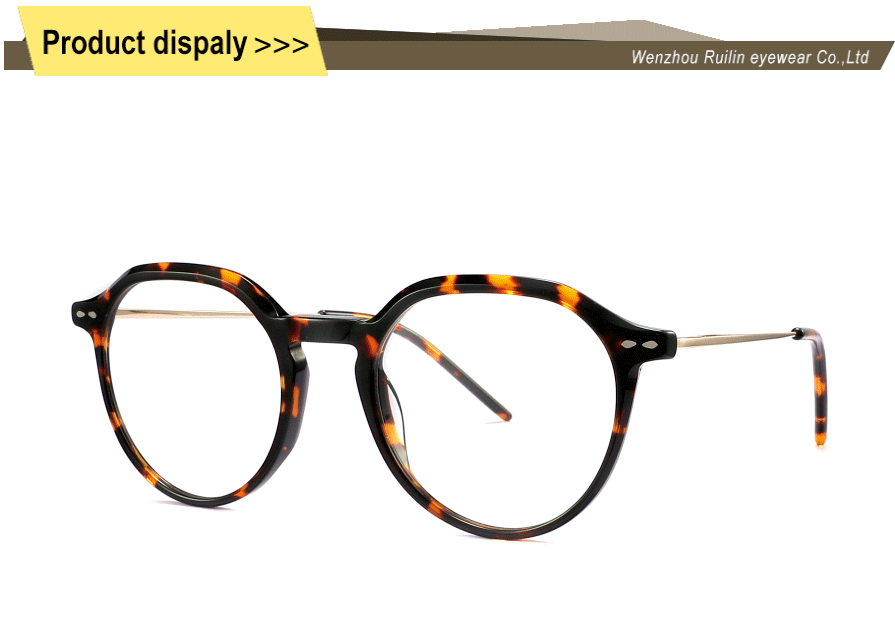 Lightweight acetate metal optical frames