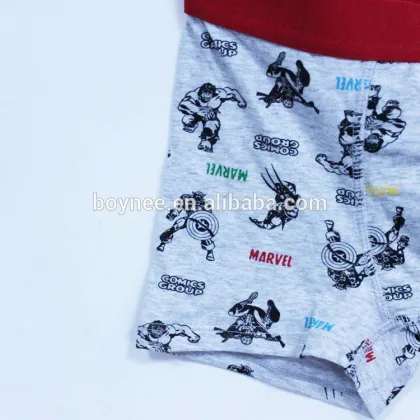 Cartoon Boy Shorts Boxer Manufacture In China OEM Children Underwear