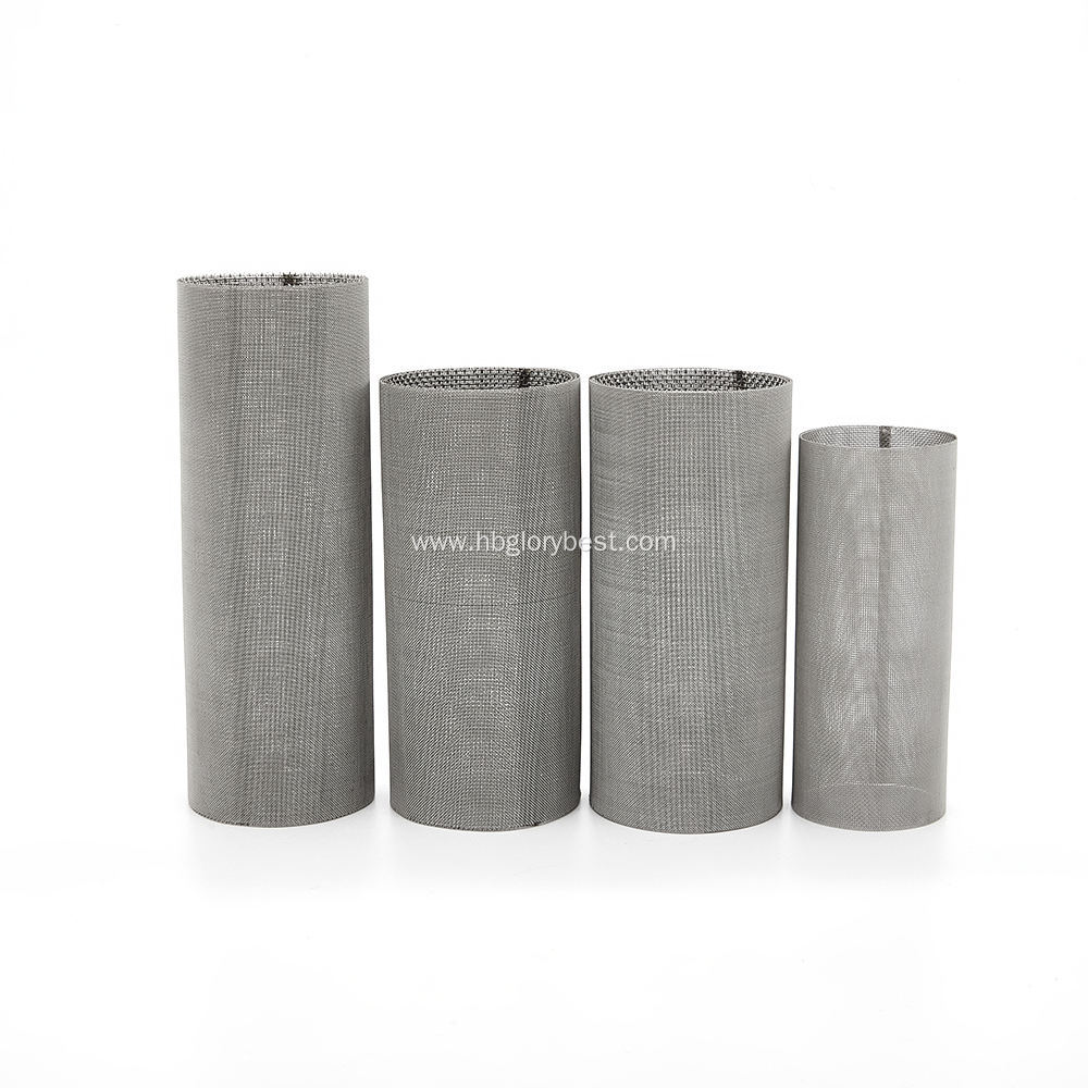 Single or Double Layer Stainless Steel Mesh Cylinder Filter