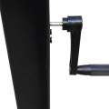 Base de mesa de cor preta de boa qualidade Base 75x75xh (670-1030) mm Mank Tubo de mesa ajustável