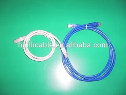 Bare copper Cat6 network patch cord