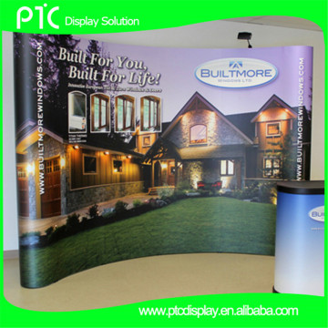 aluminum pop up display wall