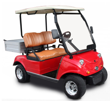 2 Seater Golf Cart with Front Storage Truck Compartment and Rear Cargo Box