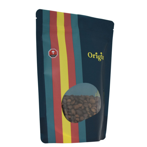 Kompostovatelné biologicky rozložitelné plné lesklé cínové vazby na kávové tašky