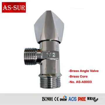 Van góc đồng thau mạ crôm 90 độ A8003