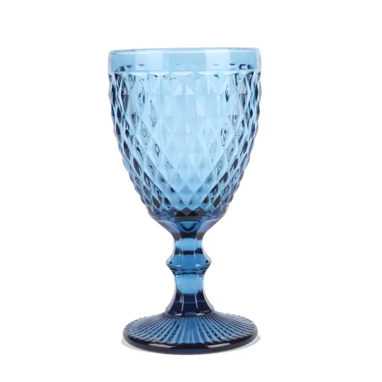 Colorful Vintage Red Wine Glass Stemware: A Stylish Addition to Your Wine Drinking Experience