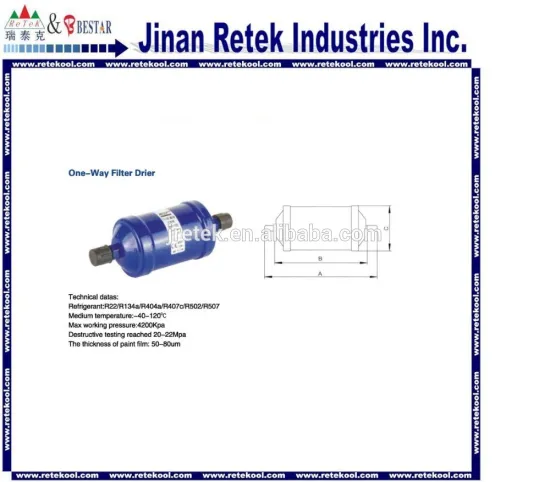 Air conditioner one way filter drier