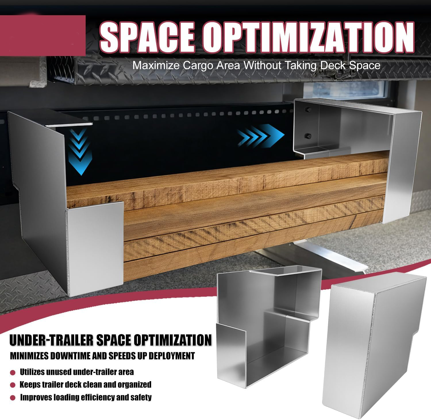 Aluminum Dunnage Rack 20x15 7
