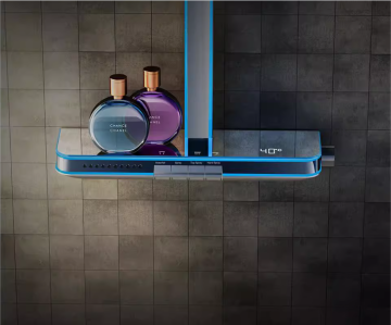 Wall-Mounted Thermostatic Smart Digital Shower Set - Luxury Brass Rain Shower Kit