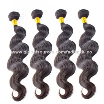Top Grade 5A Brazilian Virgin Human Hair Weaves, OEM/ODM Orders Available