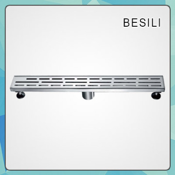 Stainless steel shower drain grate, linear shower drain