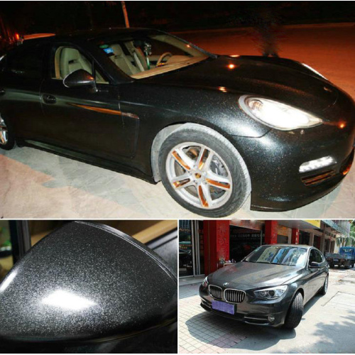 Gloss Diamond Vinyl Black Auto Wrapping Film