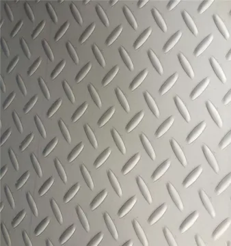 Stainless steel embossed plate