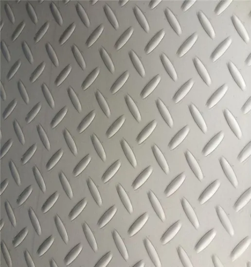 Stainless steel embossed plate