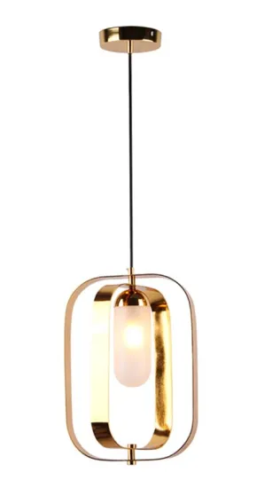 Modern minimalist LED square pendant lights chandelier