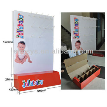 AEP 2013 new style peg hook display for baby products