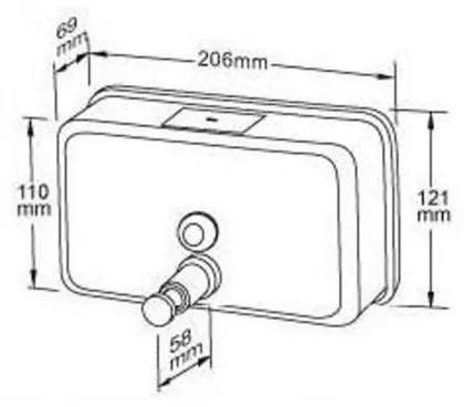 Stainless Steel Soap Dispenser