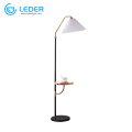 Lampadaire haut d&#39;angle en bois LEDER