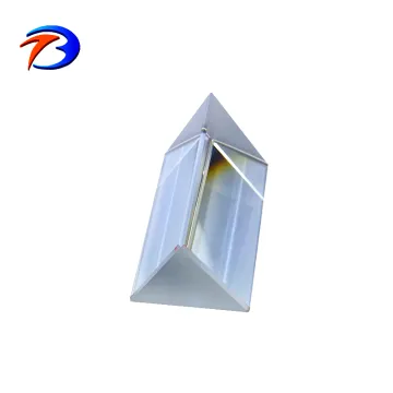 Customized BK7/UV Fused Silica Equilateral Prism with Coating
