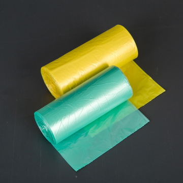 Rollo de bolsas de basura de plastico biodegradable ecologico todo tipo de tamanos 30 y 55 galones