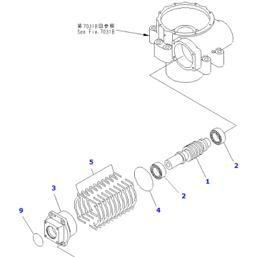 235-70-00310 GEAR FOR GD825 235-15-21014