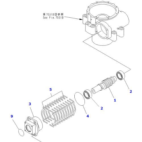 235-70-00310 GEAR FOR GD825 235-15-21014