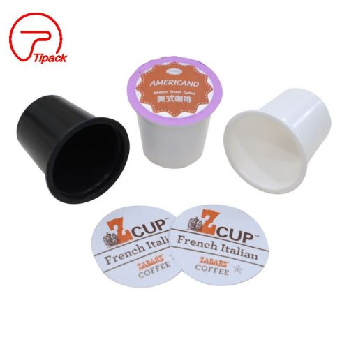 Single serve K-cup coffee capsule cup