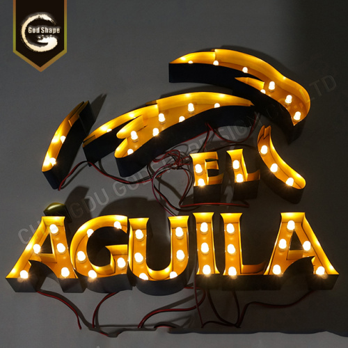 Letreros personalizados de Halo Lit Letters Sign