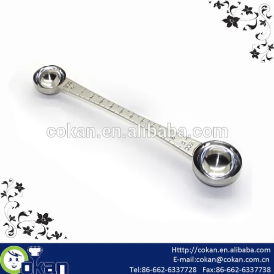 5cc &15cc stainless steel coffee measuring spoon,coffee spoon CK-S071B