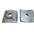 3X3 Square Curved Cast Ductile Iron poleline Washer